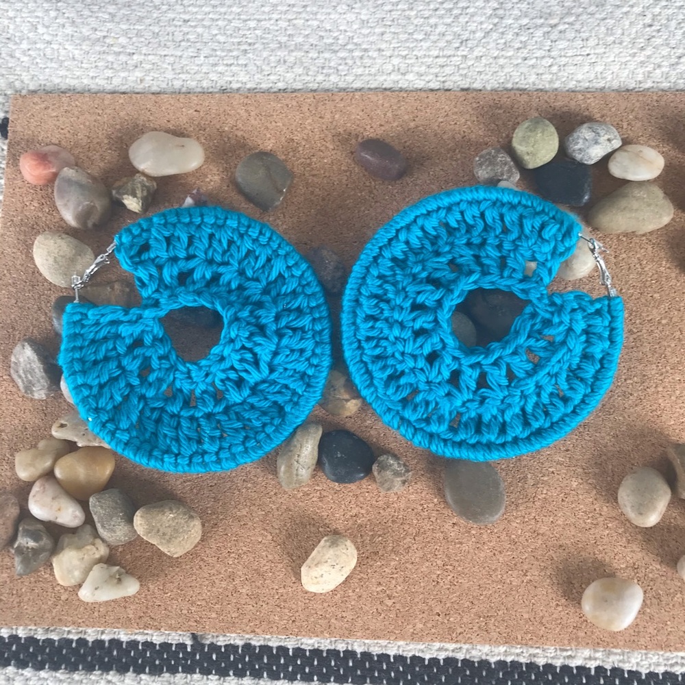 NW Crochet Hoops Earrings